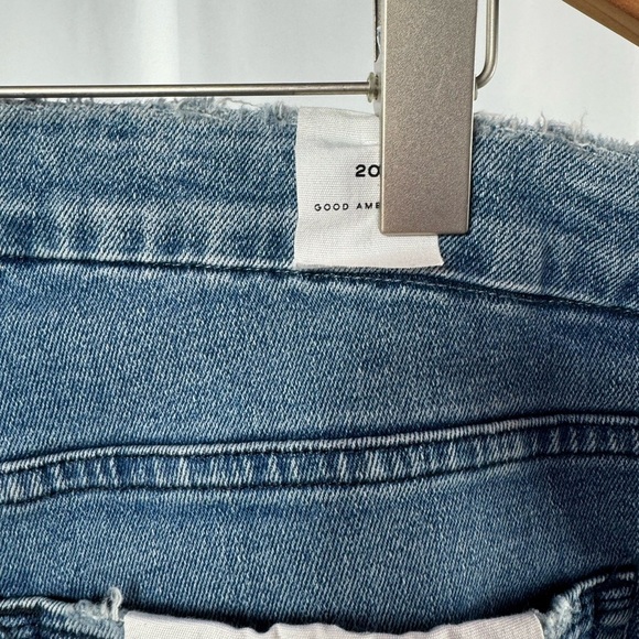 NWT‎ Good American Good Curve Straight Jeans in Blue858 Size 20 - Picture 10 of 13